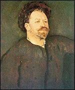 В.Серов. "Портрет итальянского певца Франческо Таманьо" (1893)
