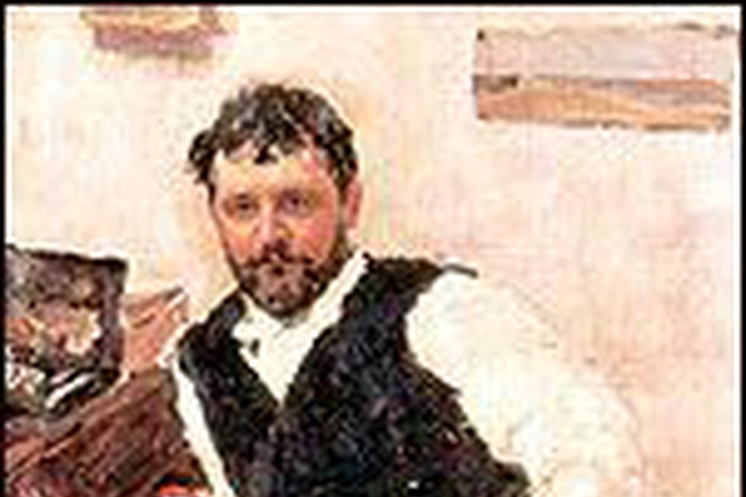 В.Серов. Портрет К.Коровина. 1891 г.