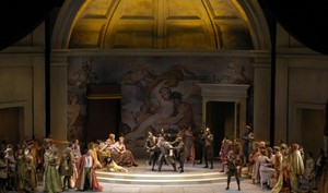 Сцена из оперы «Риголетто» Дж. Верди. Фото Боба Каселя